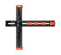 T -Square Ruler - Outil de marquage, Guide de mise en page | Dispositif d'angle compact avec fonction deux en pour le marquage de précision et l'alignement des trous, un support précis