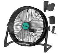 T-SUN Ventilateur de Sol 12”(30CM) pour 18V Batterie Makita & AC-Adaptateur