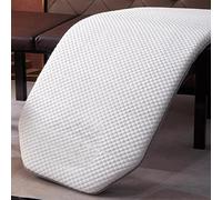 (T) Surmatelas en mousse de cils 185 x 70 cm 3 cm d'épaisseur antidérapant avec sangles d'angle, matelas confortable pour extension de cils et traitements de beauté