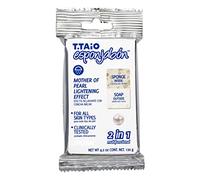 T.TAIO - Lot de 4 Esponjabón 2 en 1 à la Nacre - Nettoyage, exfoliation & éclat naturel - Soin pour une peau douce et lumineuse
