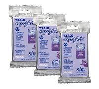 T.TAIO - Pack de 3 EsponJabón Lavande - Éponge de Savon 2-en-1 - 360 g - Nettoyant Douche Relaxant - Gommage Doux et Hydratant - Unisexe