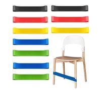 T TAKONE Lot de 10 bandes de chaise pour enfants TDAH - Bandes élastiques pour l'école et la maison - Parfait pour les balançoires, le TDAH et l'autisme