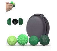 T TAKONE Lot de 4 boules magnétiques anti-stress - Boules en silicone de qualité supérieure avec aimants doux - Jouet portable pour le bureau et les voyages - Soulage le stress - Vert
