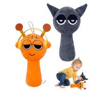 T TAKONE Sprunki Lot de 2 doudous, en peluche, cadeau pour garçons et filles