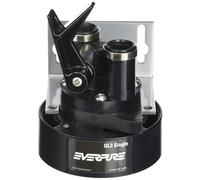 T?te de filtre simple Everpure EV9259-14 QL3 avec vanne d'arr?t de support et filetages NPT 3/8 pouces