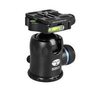 SIRUI K-30X Rotule de trépied en aluminium Rotule panoramique à 360 ° avec plaque de dégagement rapide TY-60X Arca Swiss et niveau à bulle pour trépied Monopod DSLR Capacité de charge jusqu'à 30KG