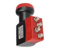 Maclean LNB satellite MCTV-671 Quad (4 sorties) – Gain jusqu'à 70 dB – Facteur de bruit 0,1 dB