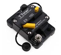 T Tocas Disjoncteur monté en surface de 150 Amp avec bouton de réinitialisation manuelle, 12V-48V CC, disjoncteur étanche 150A