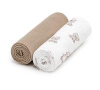 T-TOMI BIO Muslin Diapers couches en tissu Teddy 65x65 cm 2 pcs