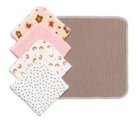 T-TOMI BIO Muslin Napkins lingettes 25 x 25 cm Girl 5 pcs