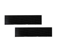 T TOOYFUL 2pcs Antidérapant Skimboard Plaque Barre de Surfboard Accessoire Grip Adhésif Arrière, Noir, comme décrit