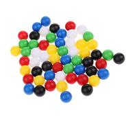 T TOOYFUL 60Pcs 1cm Sphères à Billes Rondes pour Connecter Quatre Balles dans Un Jeu Familial en Ligne