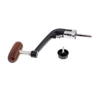 T TOOYFUL Bouton en Bois de Manivelle de Moulinet de, en Rotation de Poignée de Moulinet de à Bascule pour Les D'Attirail de, Noir, L pour 5000-6000