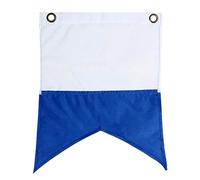 T TOOYFUL Drapeau Alpha de Bateau de sous-Marine 300 Mm Blanc avec œillets en Métal