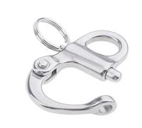 T TOOYFUL Mousqueton Pivotant à Emerillon, Maillons s en Acier Inoxydable Crochet à Largage pour Kayak Canot Yacht Bateaux, 35mm