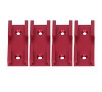 T Track Cross Chute 4PCS T Slot Track Connecteurs T Track Connecteur Mitre Track Jig Fixture Slot DIY Accessoires de Travail du Bois pour Routeur Buses (Rouge)