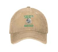 T-Travis Scott Unisex Baseball Cap Cactus Jack Rodeo Distressed Washed Hats Cap Outdoor Summer Unstructured Soft Snapback Cap