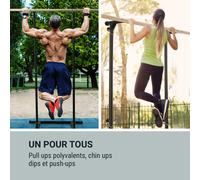 T-Trix Station de traction MultiGym Concept 110 kg max. Sac de transport noir