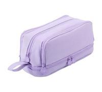 t Trousse à crayons | Trousse à crayons avec compartiments | Trousse à crayons Organisateur de fournitures scolaires avec 4 compartiments pour étudiants adolescents garçons filles adultes, Violet, se