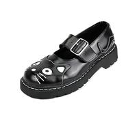 T.U.K. Anarchic Mary Jane Kitty - Chaussures pour Femmes - Couleur Noir - Taille EU37