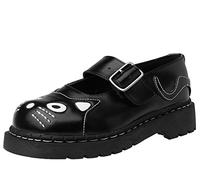 T.U.K. Anarchic Mary Jane Kitty - Chaussures pour Femmes - Couleur Noir - Taille EU38