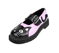 T.U.K. Anarchic Mary Jane Kitty - Chaussures pour Femmes - Couleur Pink - Taille EU40