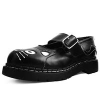 T.U.K. Anarchic Mary Jane Kitty - Chaussures pour Femmes - Couleur TUKskin végétalien Noir - Taille EU40