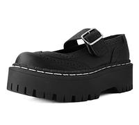 T.U.K. Double Decker Mary Jane - Chaussures pour Femmes - Couleur TUKskin Végétalien Noir - Taille EU37