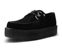 T.U.K. Leather Viva High Creeper - Chaussures pour Hommes et Femmes - Couleur Daim Noir - Taille EU45