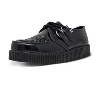 T.U.K. Leather Viva Low Creeper - Chaussures pour Hommes et Femmes - Couleur Cuir Noir - Taille EU39