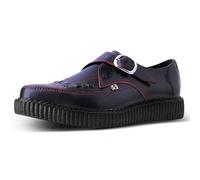 T.U.K. Pointed Creeper Monk Buckle - Chaussures pour Hommes et Femmes - Couleur Bourgogne - Taille EU44