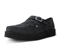T.U.K. Pointed Creeper Monk Buckle - Chaussures pour Hommes et Femmes - Couleur Daim Anthracite - Taille EU40