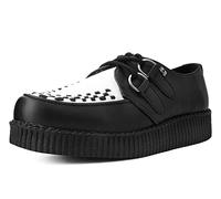 T.U.K. Vegan Viva Low Creeper - Chaussures pour Hommes et Femmes - Couleur Noir et Blanc TUKskin™ - Taille EU38