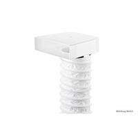 T-Urx 125 Déflecteur 90° Avec Tuyau Flexible, Élément, Blanc, L 1000 MM