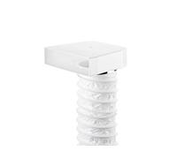 T-Urx 125 Déflecteur 90° Avec Tuyau Flexible, Élément, Blanc, L 500 MM