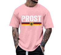 T V T-shirt pour homme pour les loisirs en plein air, coupe ample avec imprimé fête de la bière, parfait pour l'été, lavable en machine, peut être combiné avec un short, soirée pyjama, débardeur de