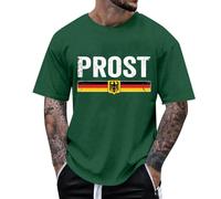 T V T-shirt pour homme pour les loisirs en plein air, coupe ample avec imprimé fête de la bière, parfait pour l'été, lavable en machine, peut être combiné avec un short de soirée pyjama, débardeur de