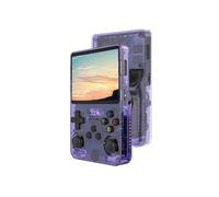 (T violet-64G 10K jeux) R36s Consola Retro Handheld Game Player 3,5 pouces Émulateur 64 Go/128 Go 10000+