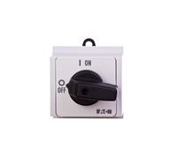 Eaton Electric GmbH Interrupteur marche/arrêt T0-2-1/IVS, Bouton + interrupteur, Blanc, Noir