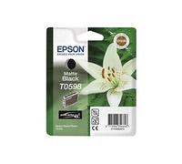 Epson T0598 - 13 ml - noir mat - original - blister - cartouche d'encre - pour Expression Home XP-215, 225, 303, 306, 310, 313, 315, 320, 322, 33, 410, 420, 422, 425