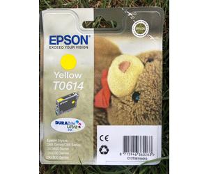 T0614 GENUINE EPSON T0614 Yellow Ink Cartridge for Epson Stylus D68 D88 DX3800