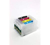 T0711 T0712 T0713 t714kit 4 Cartouches Rechargeables pour Epson Stylus D78 D120 DX4000 DX5000 S20 s21sx100 SX215