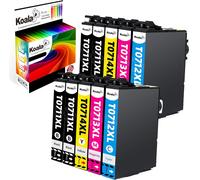 T0715 Compatible Ink Cartridge for Epson T0711 T0712 T0713 T0714 for SX100 SX110 SX210 SX215 SX410 SX415 SX510W SX515W SX610FW DX4400 DX7450 DX84000 DX9400F, 4Black/2Cyan/2Magenta/2Yellow