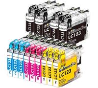 T0715 Multipack Cartouche d'encre pour Epson T0711 T0712 T0713 T0714 pour Epson Stylus SX400 SX510W BX610FW SX200 DX4400 SX100 SX218 SX515W DX9400F BX600FW SX415 SX610FW DX8400 (12 Pack)