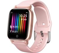 T1 Smart Watch Hommes Femmes Mesure de la température du corps Fréquence cardiaque Podomètre C'est un...