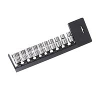T1063 Ensemble De Douilles Silverline 1/2" Drive Métrique 10 Pièces 10 - 19Mm
