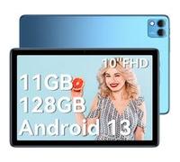 T10S DOOGEE : 4G tablette PC + 8M/5M caméra +6Go/128Go+10.1 +6600mAh batterie+ WIFI +FM +GPS-Bleu Bleu G