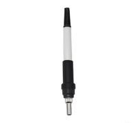 T12 Poignée de fer à souder pour station de soudage 936, boîtier en silicone et métal pour conversion DIY, pièce de rechange légère avec élément chauffant T12, 24 V 50 W, longueur 18 cm, noir (blanc)