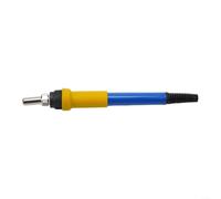T12 Poignée de fer à souder pour station de soudage 936, boîtier en silicone et métal pour conversion DIY, pièce de rechange légère avec élément chauffant T12, 24 V 50 W, longueur 18 cm, noir (bleu)