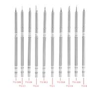 T12 Soldering Iron Tips | 10 - Piece Set for FX - 951 Station | Fast Heat Up & Extended Service Life | Oxygen - Deprived Copper Tips for Electronics Repair/PCB Work (10 packs)